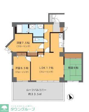 クレア日吉(3LDK/4階)の間取り写真