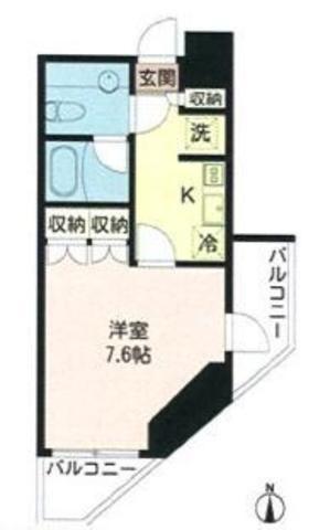 RODIA木場(1K/10階)の間取り写真