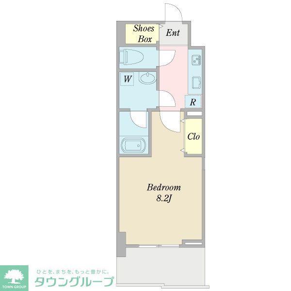 レジデンス SUN.K(1K/10階)の間取り写真