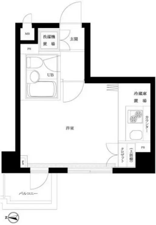 ルーブル錦糸町 2階階 間取り