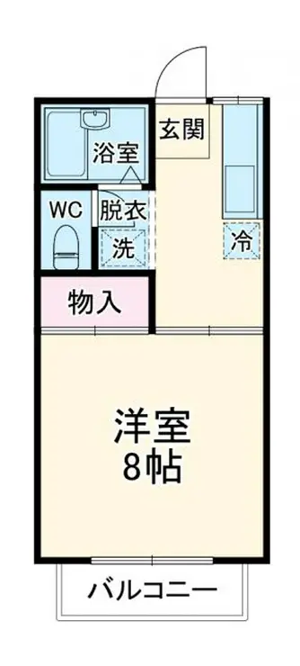 TAP安藤6 1階階 間取り
