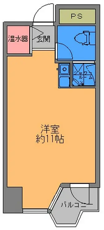 タキゲンビル 9階階 間取り