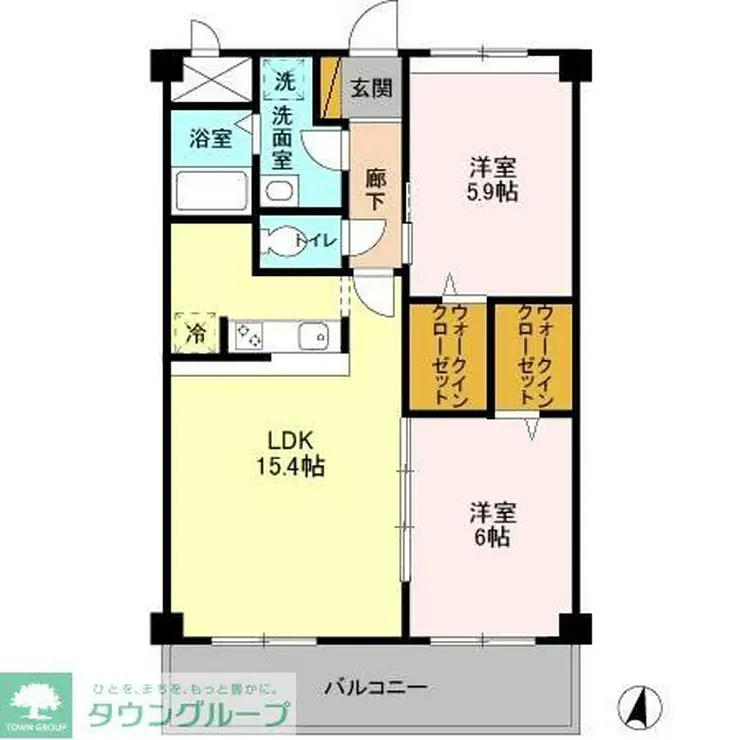 アーバニタ 4階階 間取り