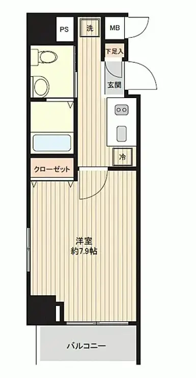 ヴェルステージ秋葉原EAST 9階階 間取り