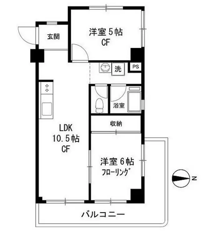 秀和麻布笄町レジデンス 3階階 間取り