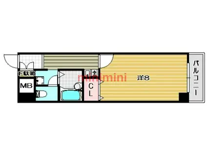 ETOILE 5(1K/2階)の間取り写真