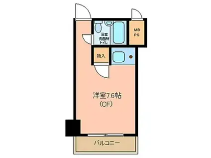 サンパレス新宿(ワンルーム/9階)の間取り写真