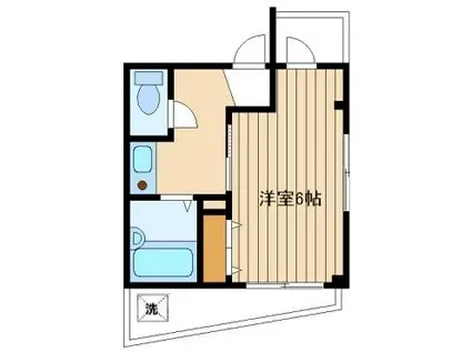 グレース中村橋(1K/2階)の間取り写真