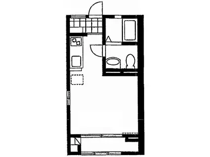 COMFORT(ワンルーム/1階)の間取り写真