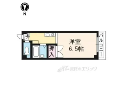 レジデンス・オザック(1K/3階)の間取り写真