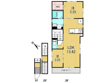 荏原6丁目マンション(2LDK/1階)の間取り写真