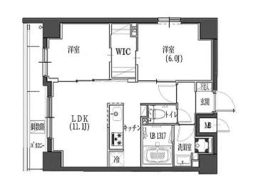 S-RESIDENCE東日暮里(2LDK/5階)の間取り写真