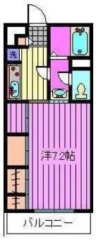 リブリ・北町(1K/2階)の間取り写真