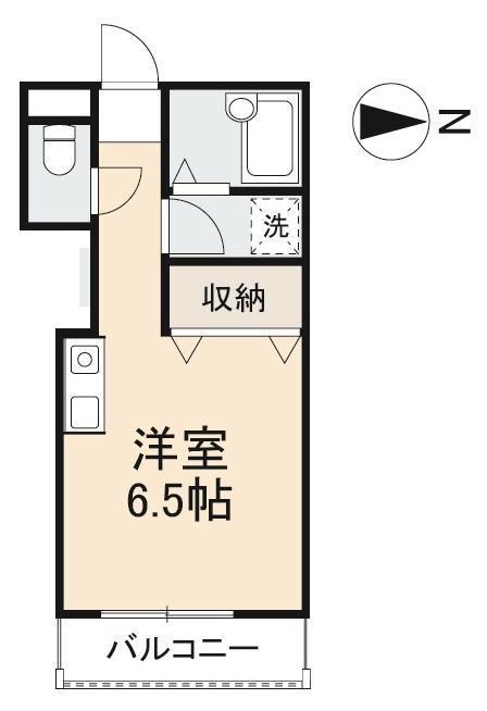 コーポアイビーエム(ワンルーム/3階)の間取り写真