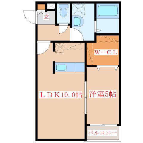 SEIKOU・Y(1LDK/1階)の間取り写真