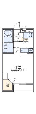 レオパレス豊中南III(1K/2階)の間取り写真