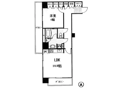 ジョイスコート(1LDK/5階)の間取り写真