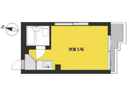 シティライフ笹塚(ワンルーム/3階)の間取り写真