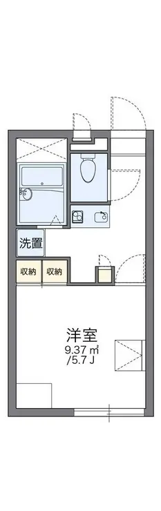 レオパレスジャスミン 2階階 間取り