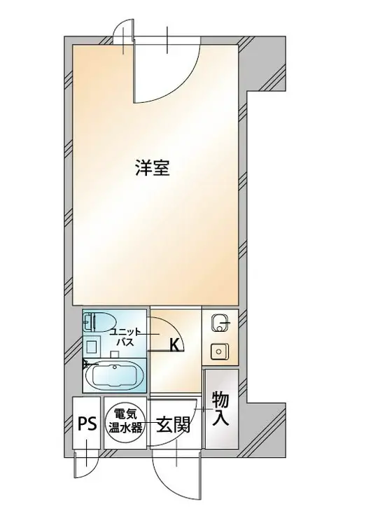 東神田サマリヤマンション 2階階 間取り