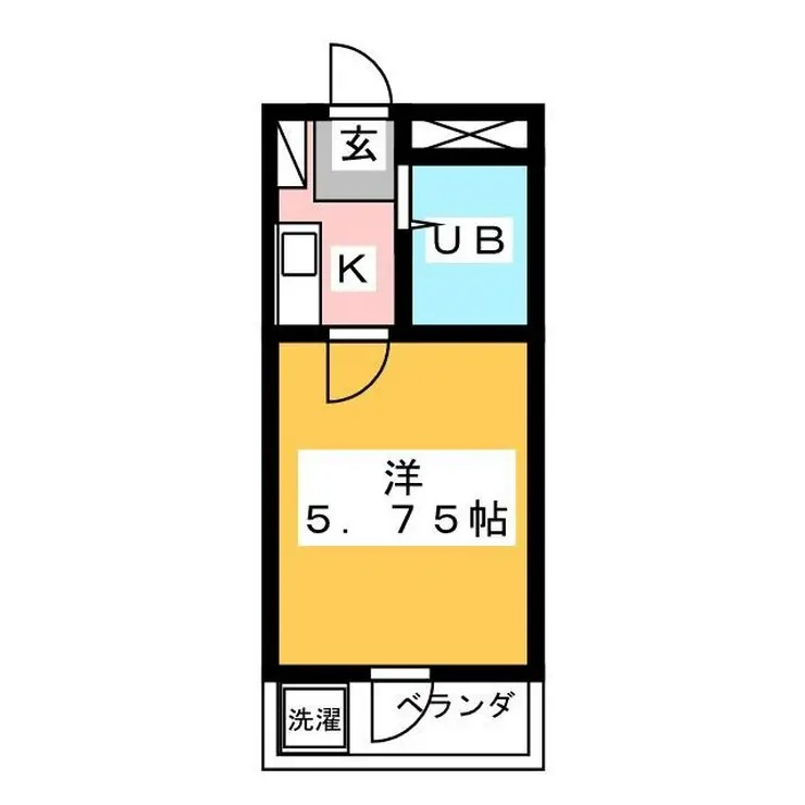 アーバンコート野島 4階階 間取り