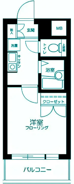 ヴェルト目黒西 3階階 間取り