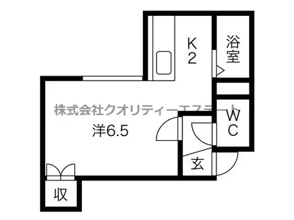 DAIYA 221(1K/3階)の間取り写真