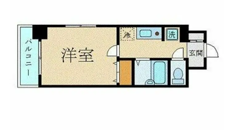 ドエルイン月島 4階階 間取り