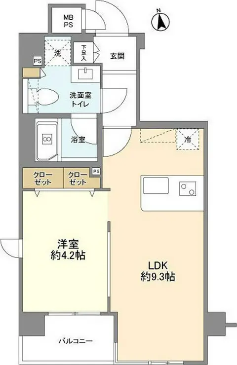 メインステージ桜上水 4階階 間取り