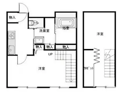 BCASA熊谷REーBORN(1LDK/1階)の間取り写真