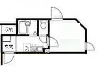 ノーザンロード志茂(1K/3階)の間取り写真