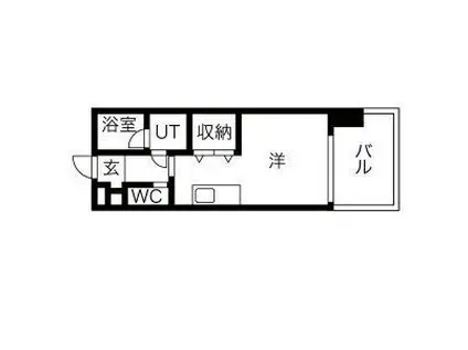 YAKUIN SQUARE(ワンルーム/10階)の間取り写真