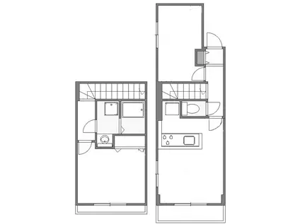 LAPIS西新宿五丁目(2LDK/B1階)の間取り写真