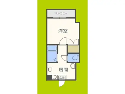 ラベンダーステージ30(1DK/5階)の間取り写真