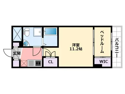 セレニテ甲子園(1DK/3階)の間取り写真