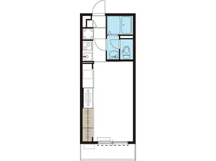 グラン・プライム大宮(1K/1階)の間取り写真