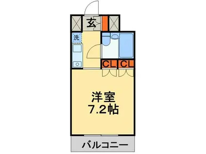 エリートイン柏(1K/9階)の間取り写真