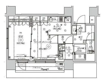 セジョリ駒込西ヶ原(1LDK/5階)の間取り写真