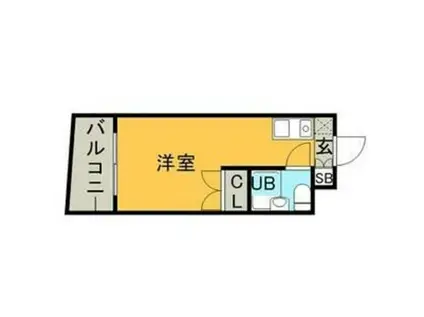 メゾン・ド・シャルル(ワンルーム/5階)の間取り写真