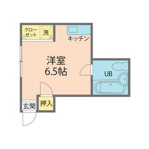 グランドキャナル新町(ワンルーム/4階)の間取り写真