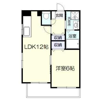 プレミエ(1LDK/5階)の間取り写真