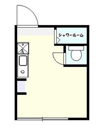 パックセントラル(ワンルーム/1階)の間取り写真