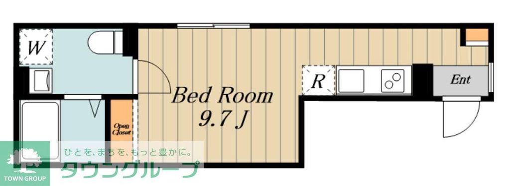 GRANDE MAISON 大島(ワンルーム/2階)の間取り写真