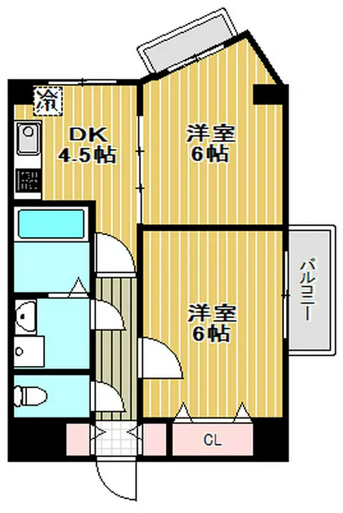 五反田ダイヤモンドマンション 12階階 間取り