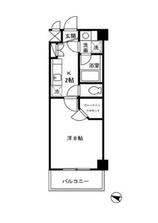 ノエル千駄木 6階階 間取り