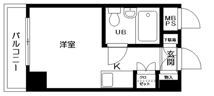 日神パレス八王子 3階階 間取り