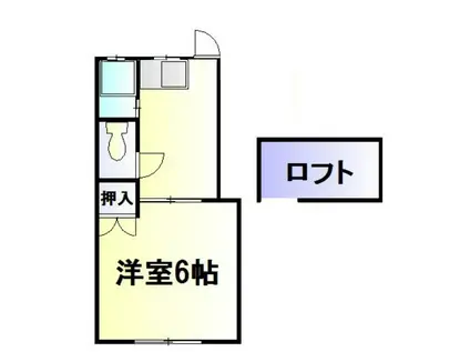 ラ・ソネット桜台(1DK/1階)の間取り写真