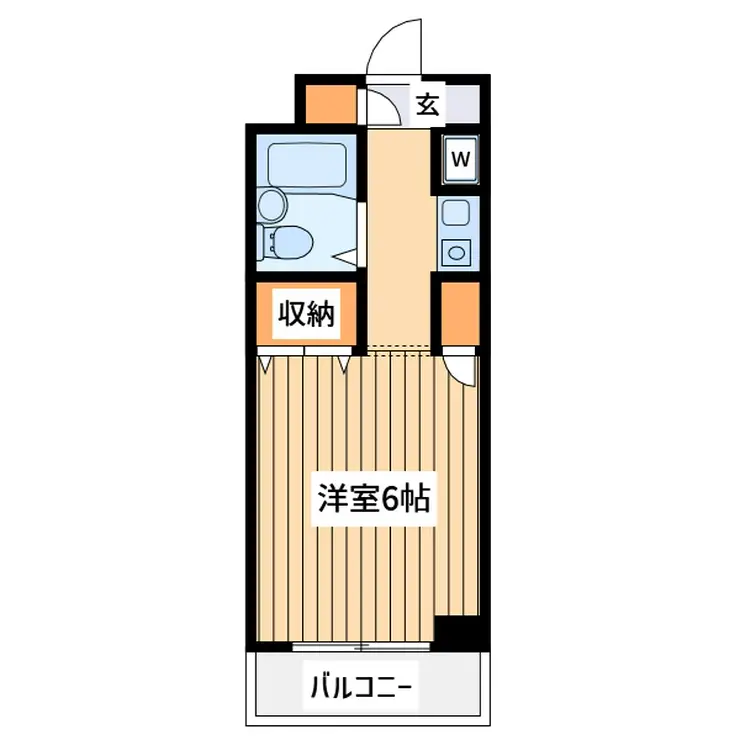 ケイズ八王子 5階階 間取り