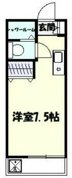 レモンハウス多摩川 2階階 間取り