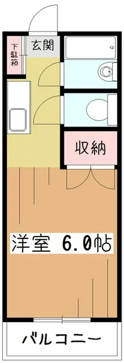 アトリウム・ナカマタ 3階階 間取り